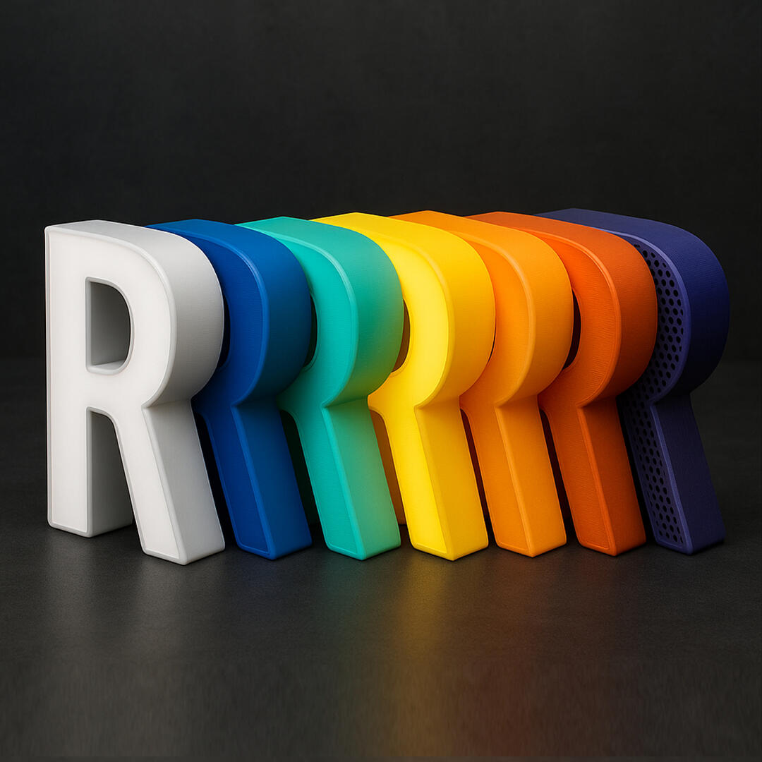 3D Printed channel letters